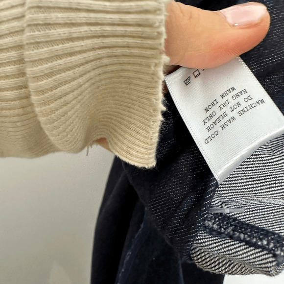 Rag & Bone RAW EDGE JEGGING Skinny Jeans DARK WASH stretch womens size 28 - Picture 9 of 9